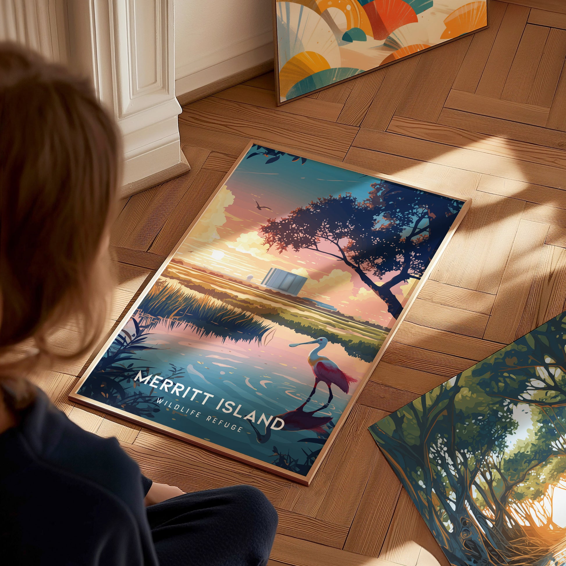 Merritt Island National Wildlife Refuge Poster | Space Coast Art