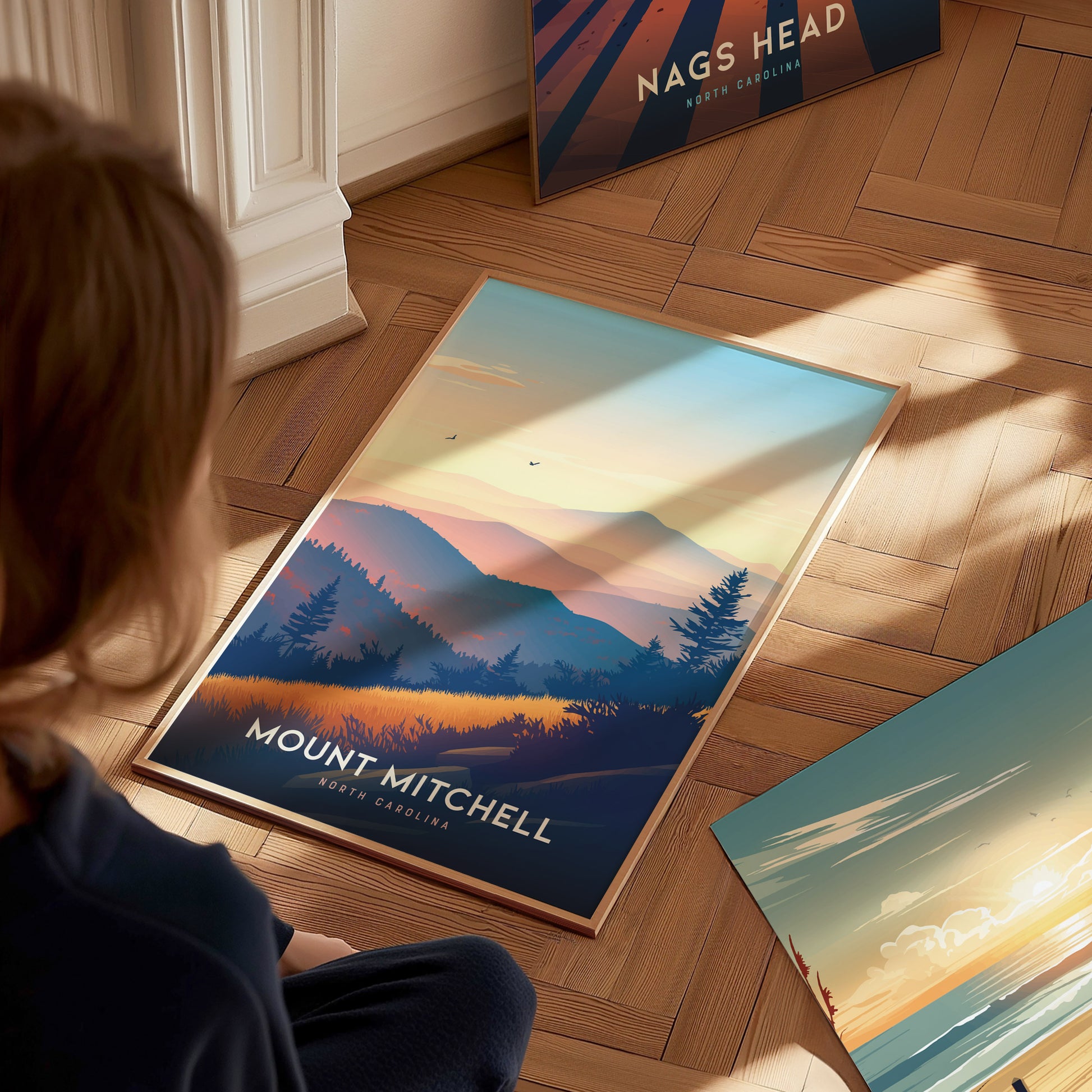 Mount Mitchell Poster | North Carolina Blue Ridge Wall Art