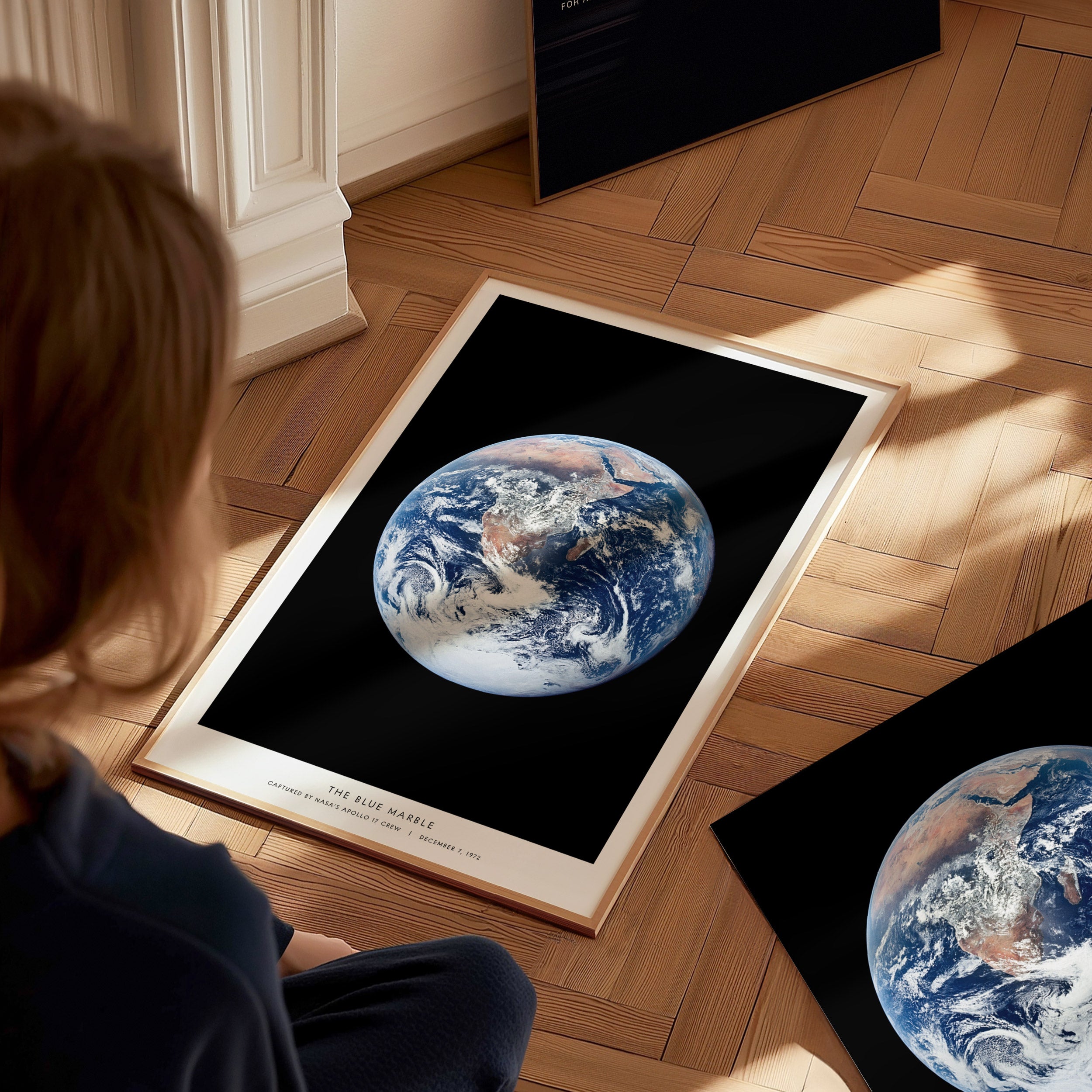 Blue Marble Earth Poster | NASA Apollo 17 Whole Earth Wall Art