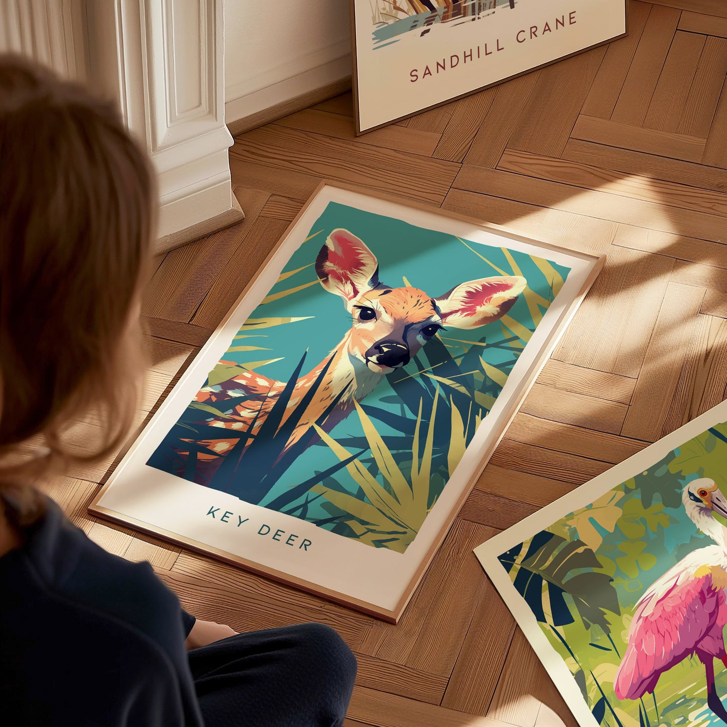 Key Deer Poster | Florida Keys Wildlife Wall Art