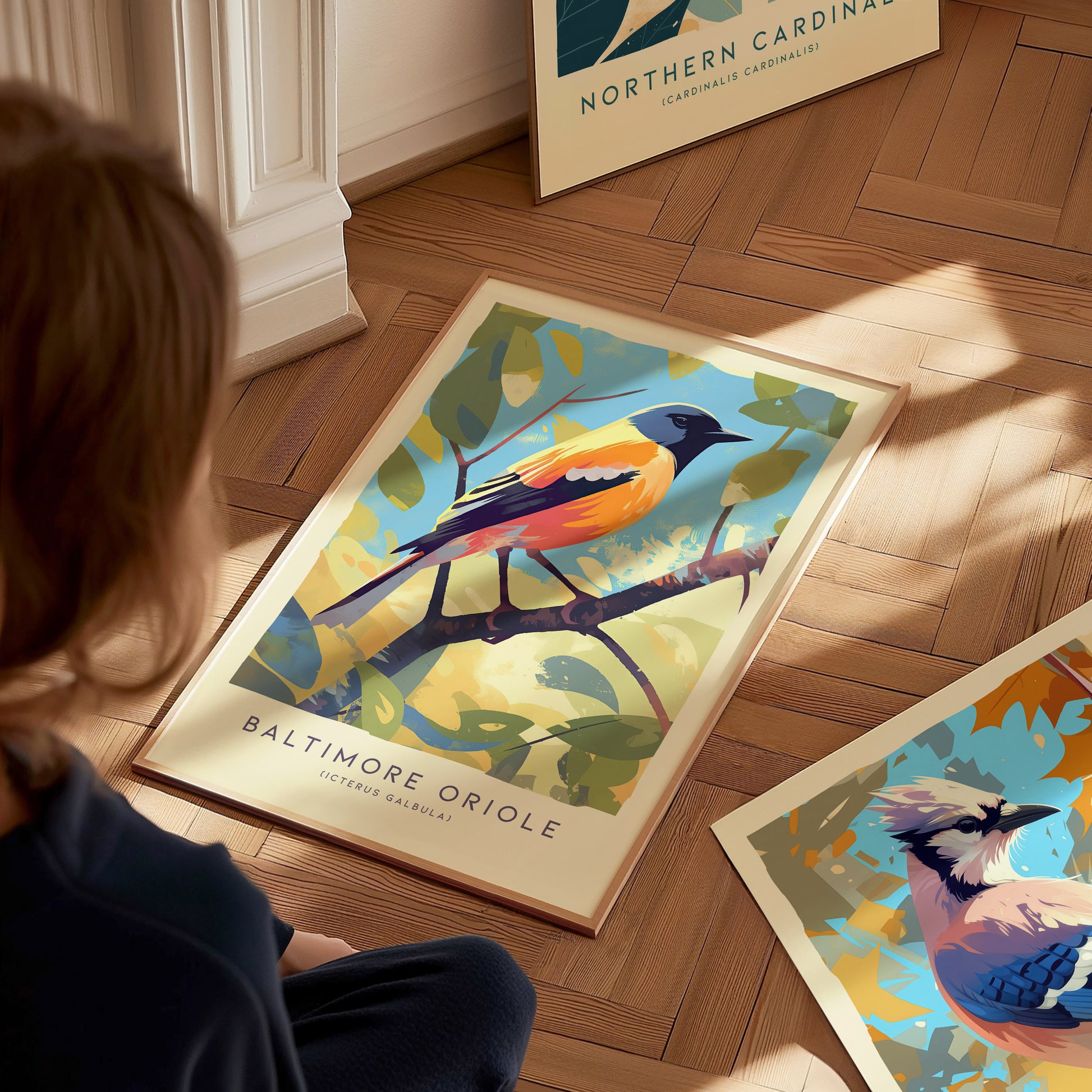 Baltimore Oriole Audubon Print | Bird Lover Wall Art | Framed or Unframed