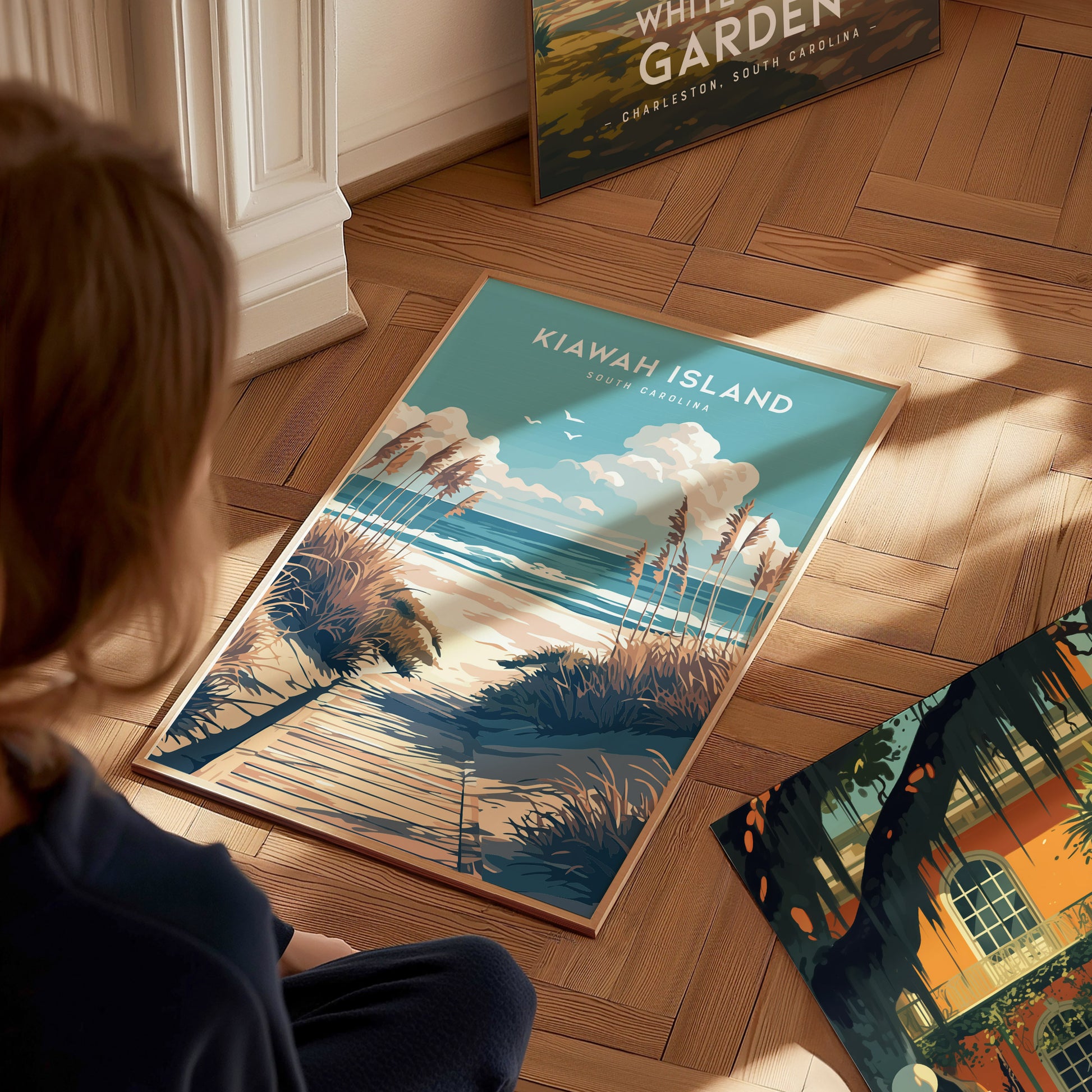 Kiawah Island Beach Poster | South Carolina Coastal Wall Art