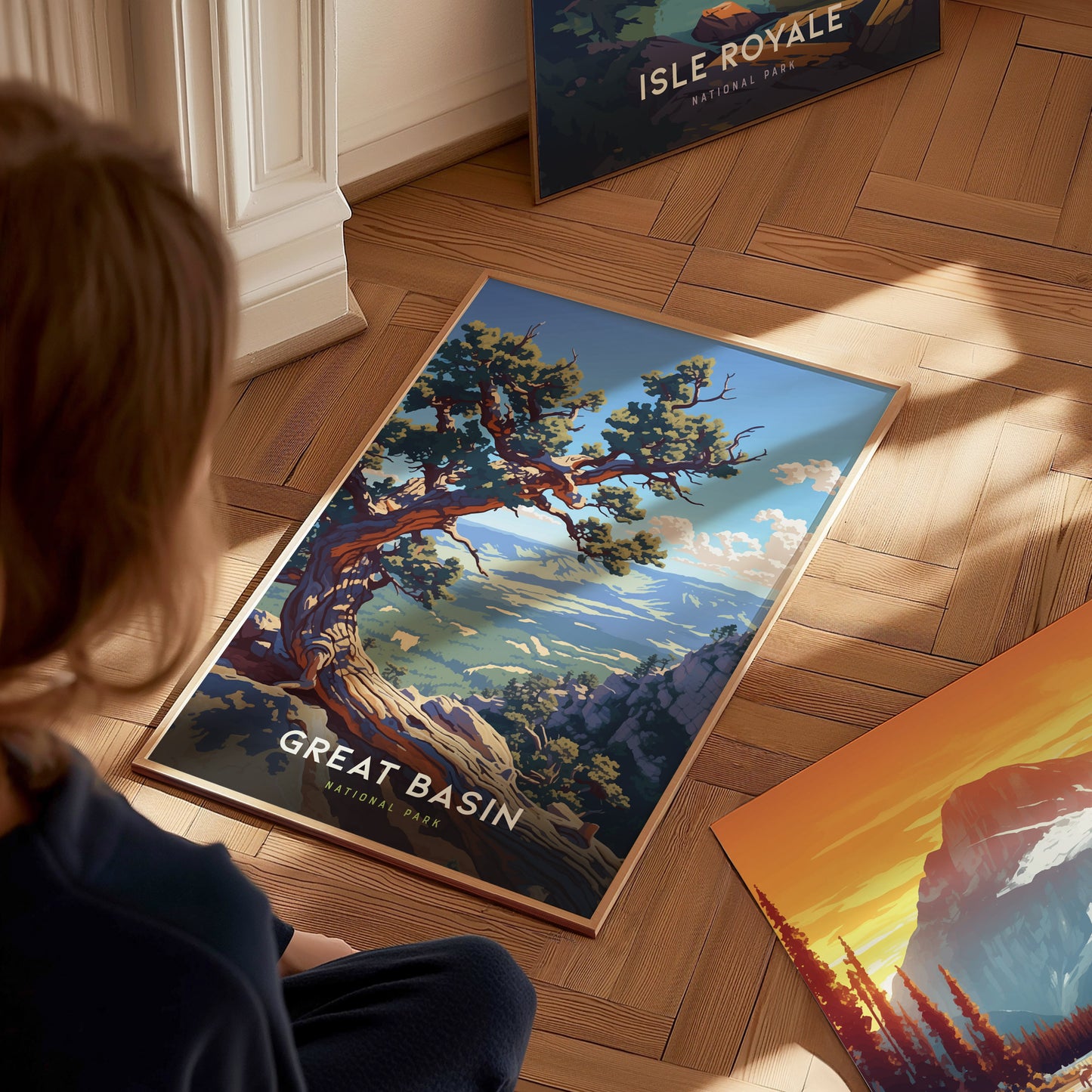 Great Basin National Park Poster | Nevada Hiker Wall Art