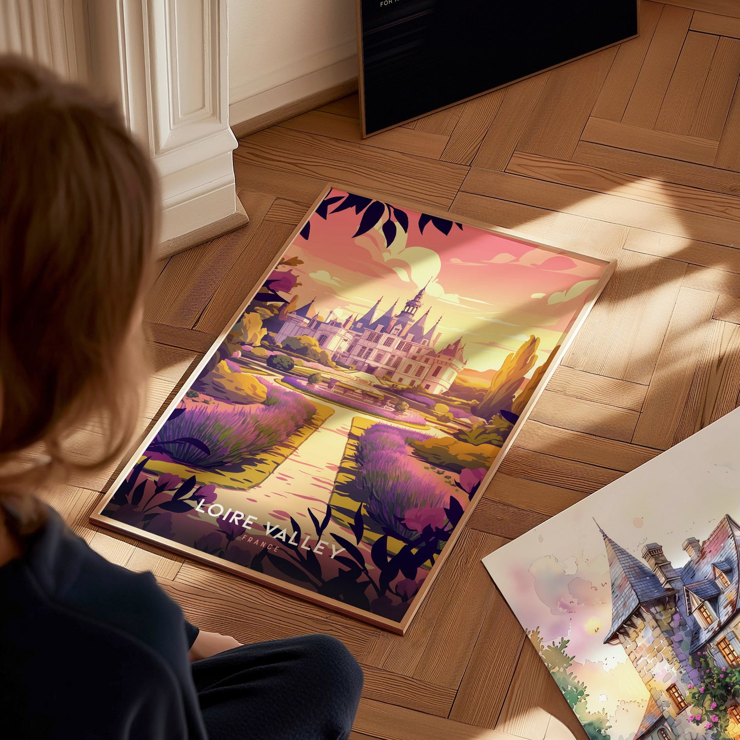 Loire Valley Poster | France Chateau Wall Art Print