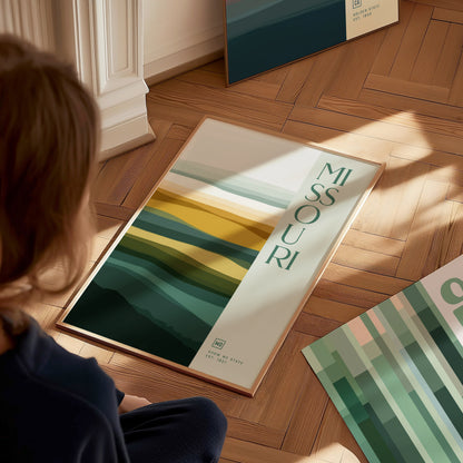 Missouri Poster | The Show Me State Wall Art