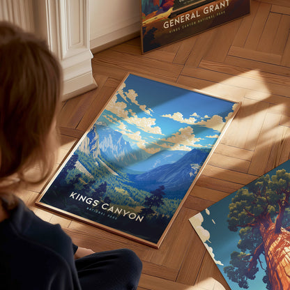 Kings Canyon National Park Poster | California Wall Art Print