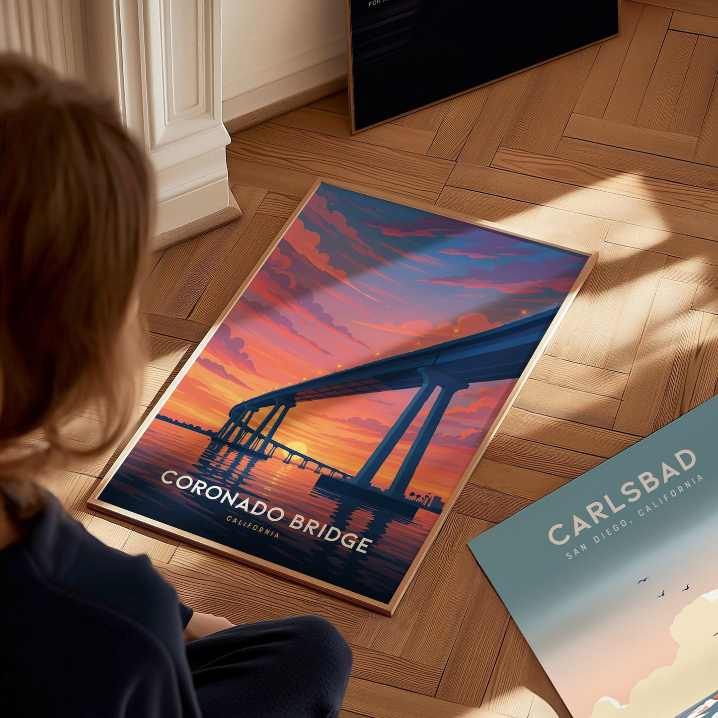 Coronado Bridge Poster | San Diego California Wall Art