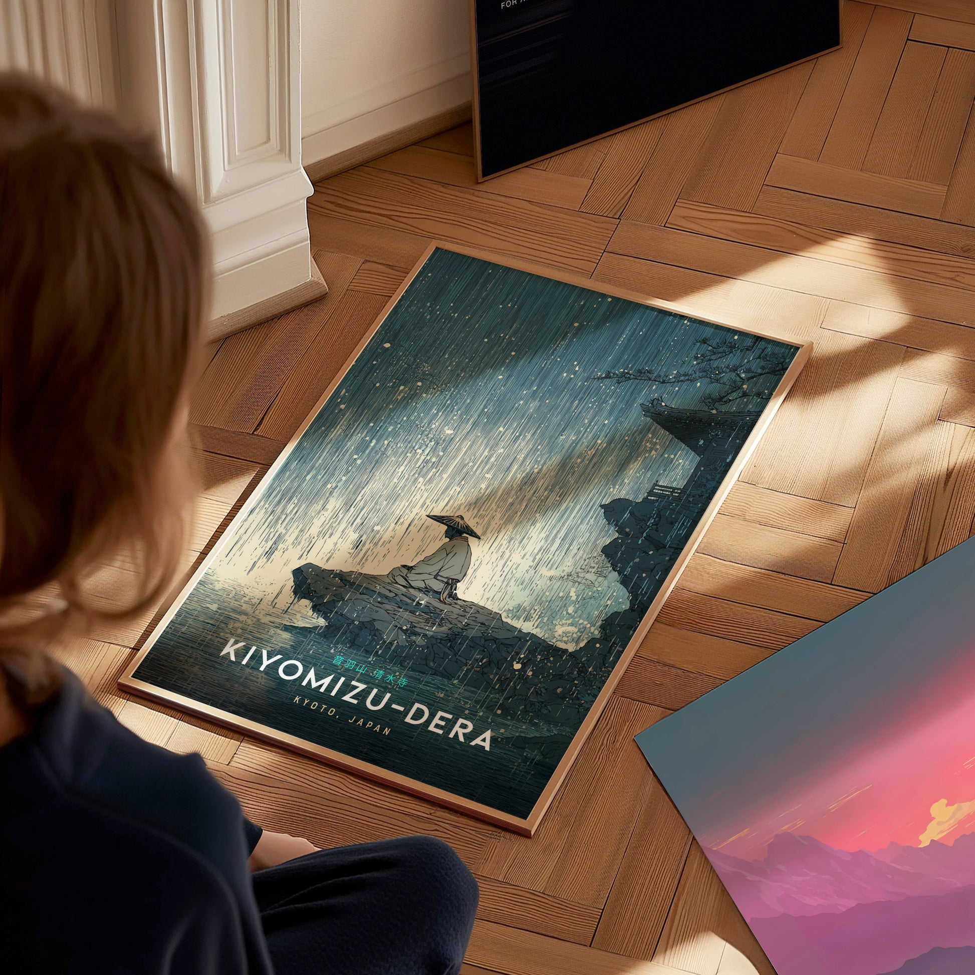 Kyoto Temple Poster | Kiyomizu-dera Japan Wall Art