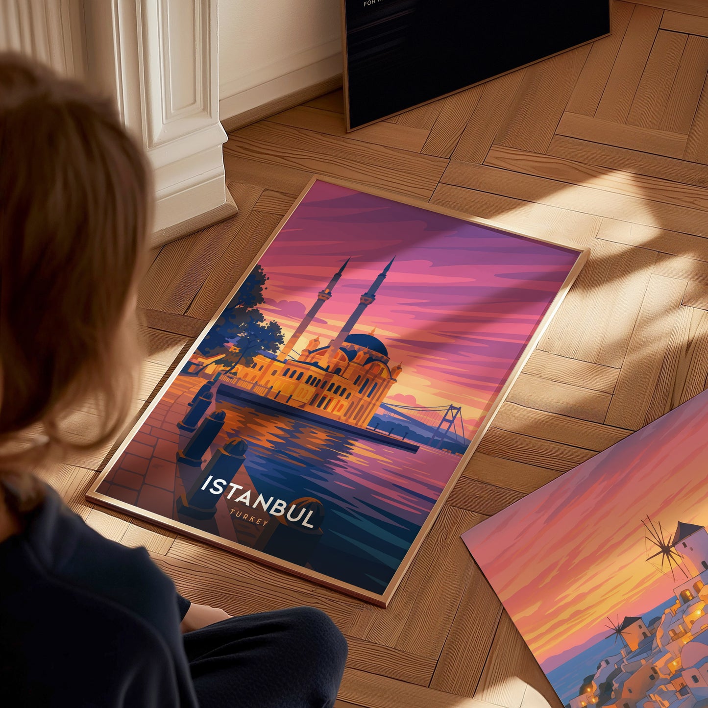 Ortakoy Mosque Istanbul Poster | Bosphorus Bridge Wall Art