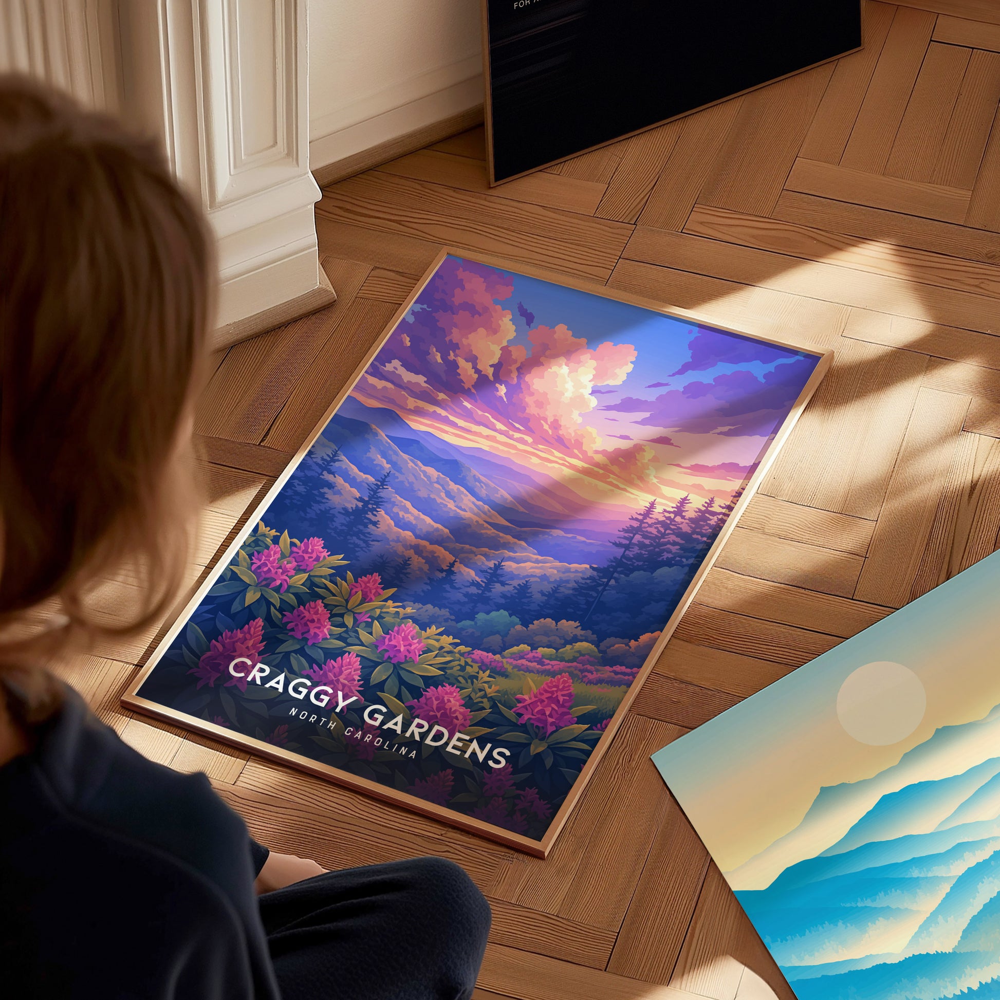 Craggy Gardens Poster | Blue Ridge Parkway North Carolina Wall Art