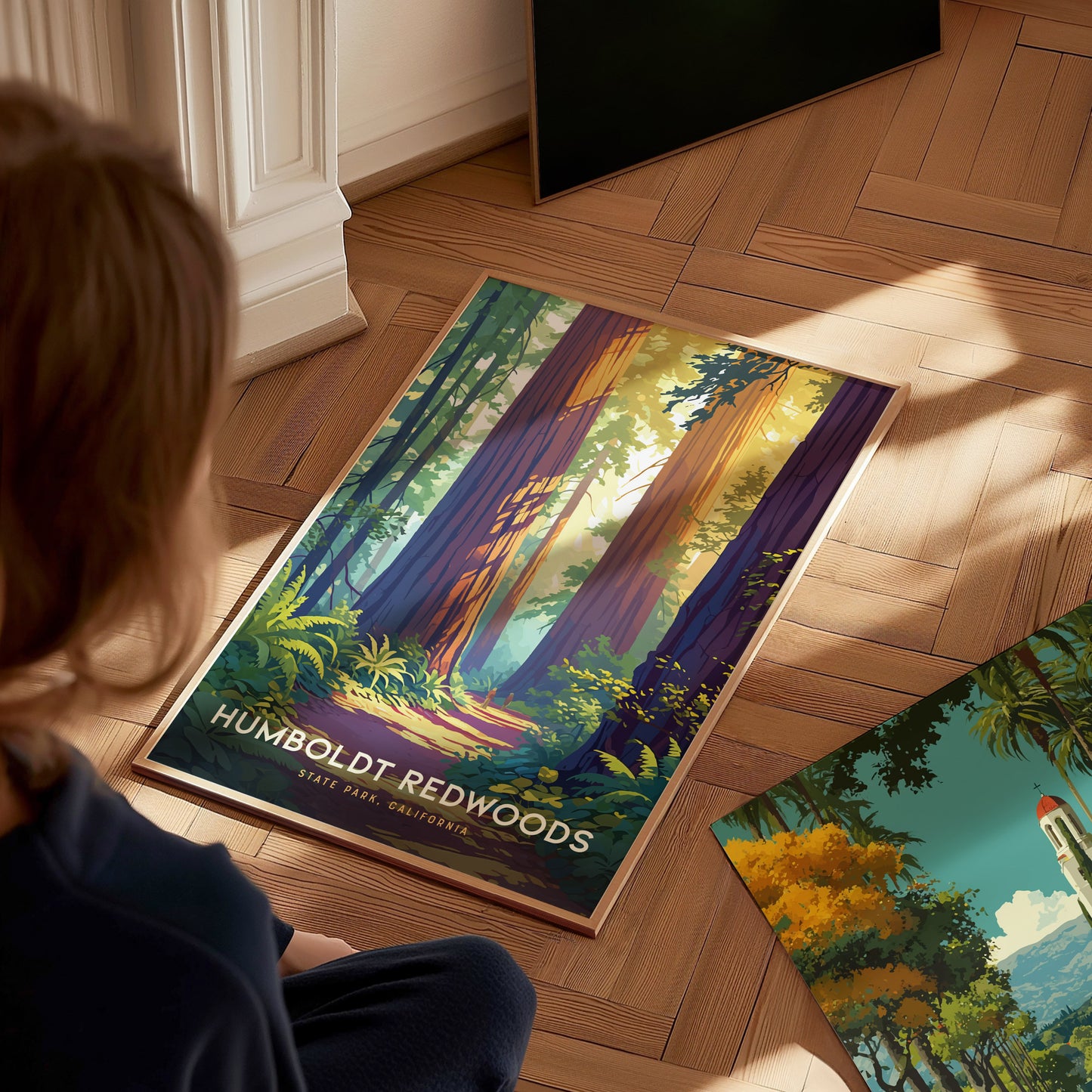 Humboldt Redwoods State Park Poster | Avenue of the Giants Wall Art