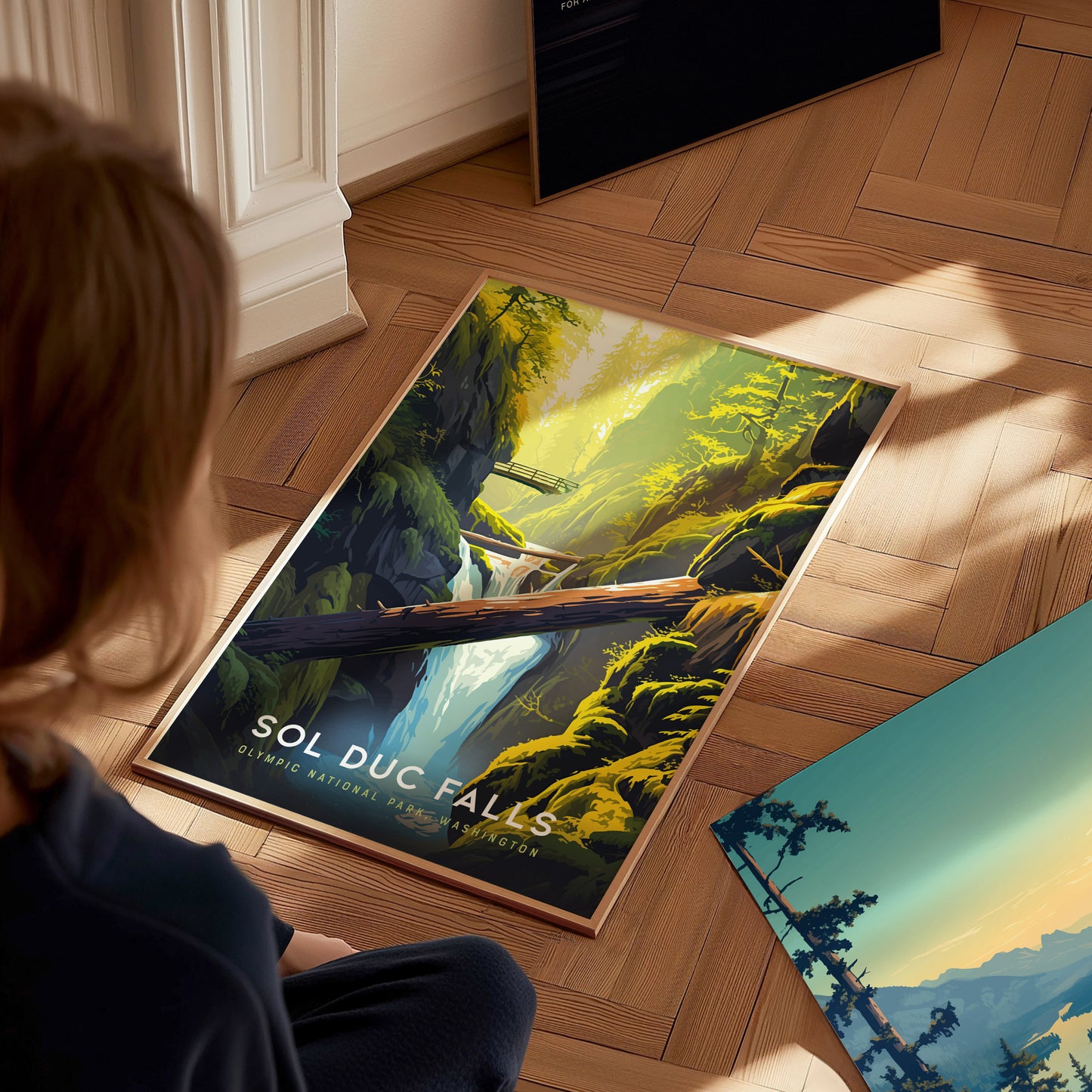 Sol Duc Falls Poster | Olympic National Park Wall Art