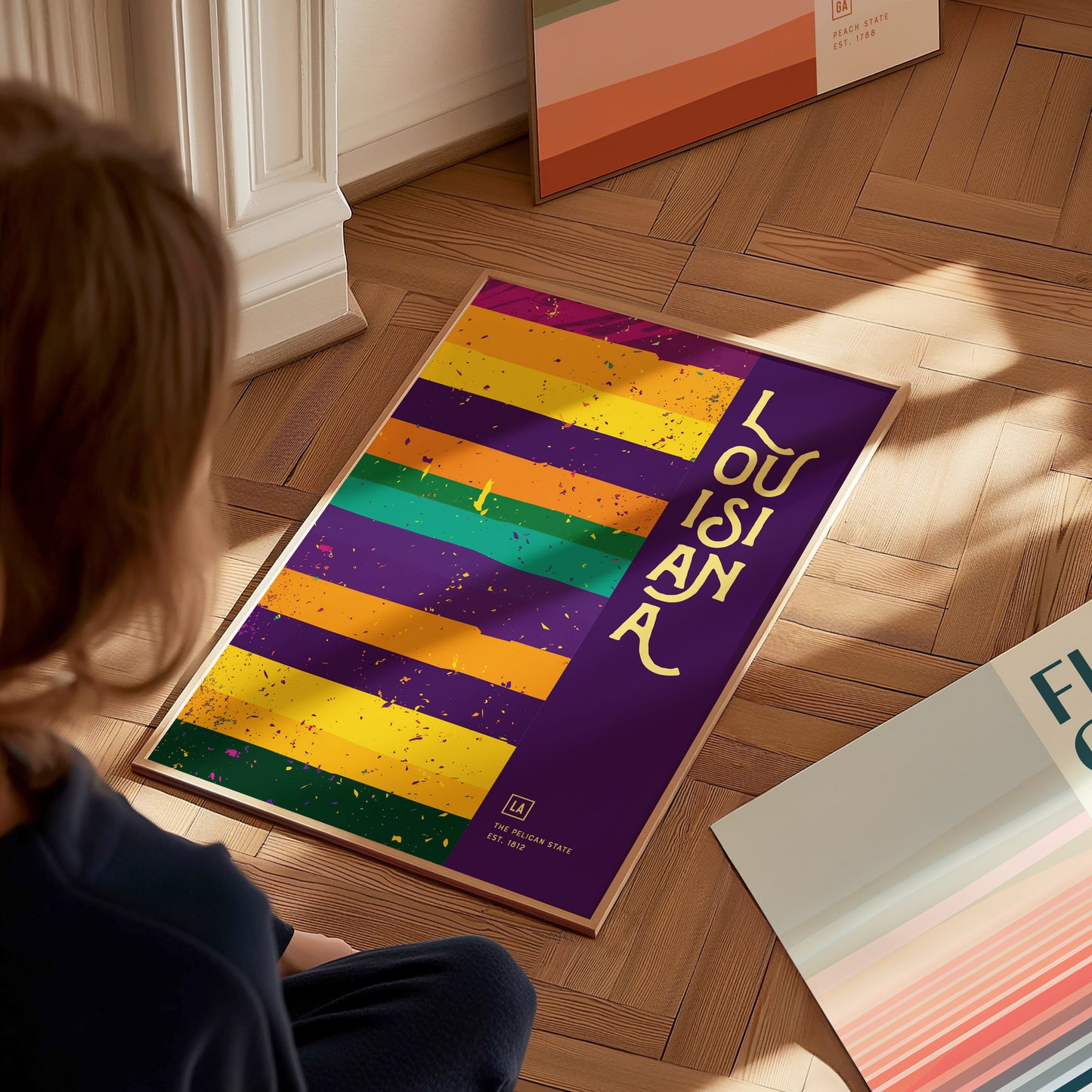 Louisiana Poster | The Pelican State Wall Art