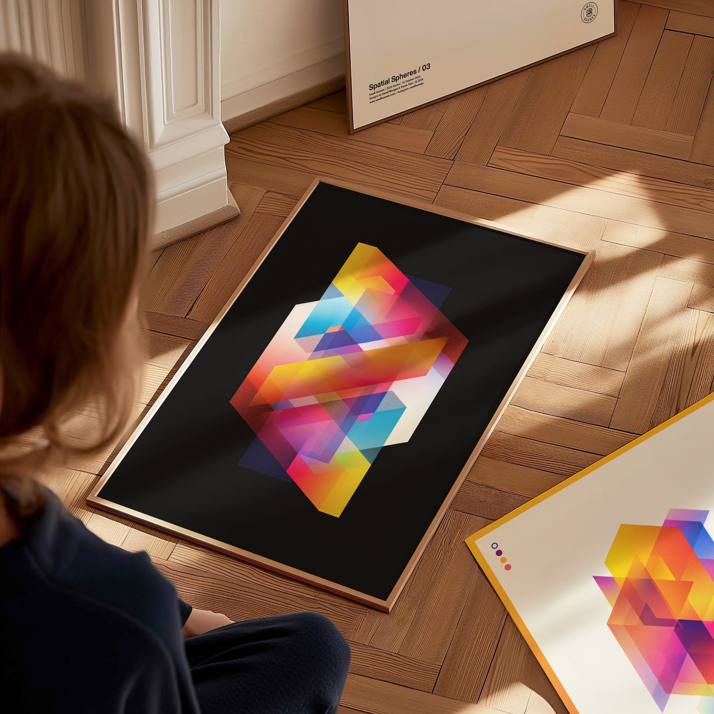 Neon Light Art Print | Ethereal Retro 80s Glow Poster