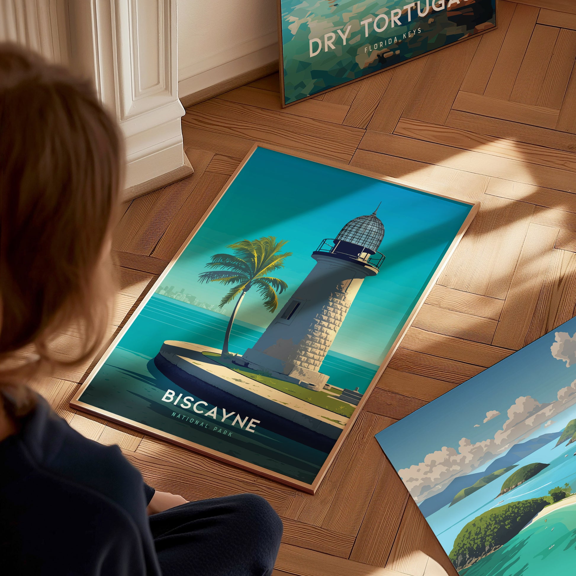 Biscayne National Park | Iconic Florida Lighthouse Wall Art | Framed or Unframed