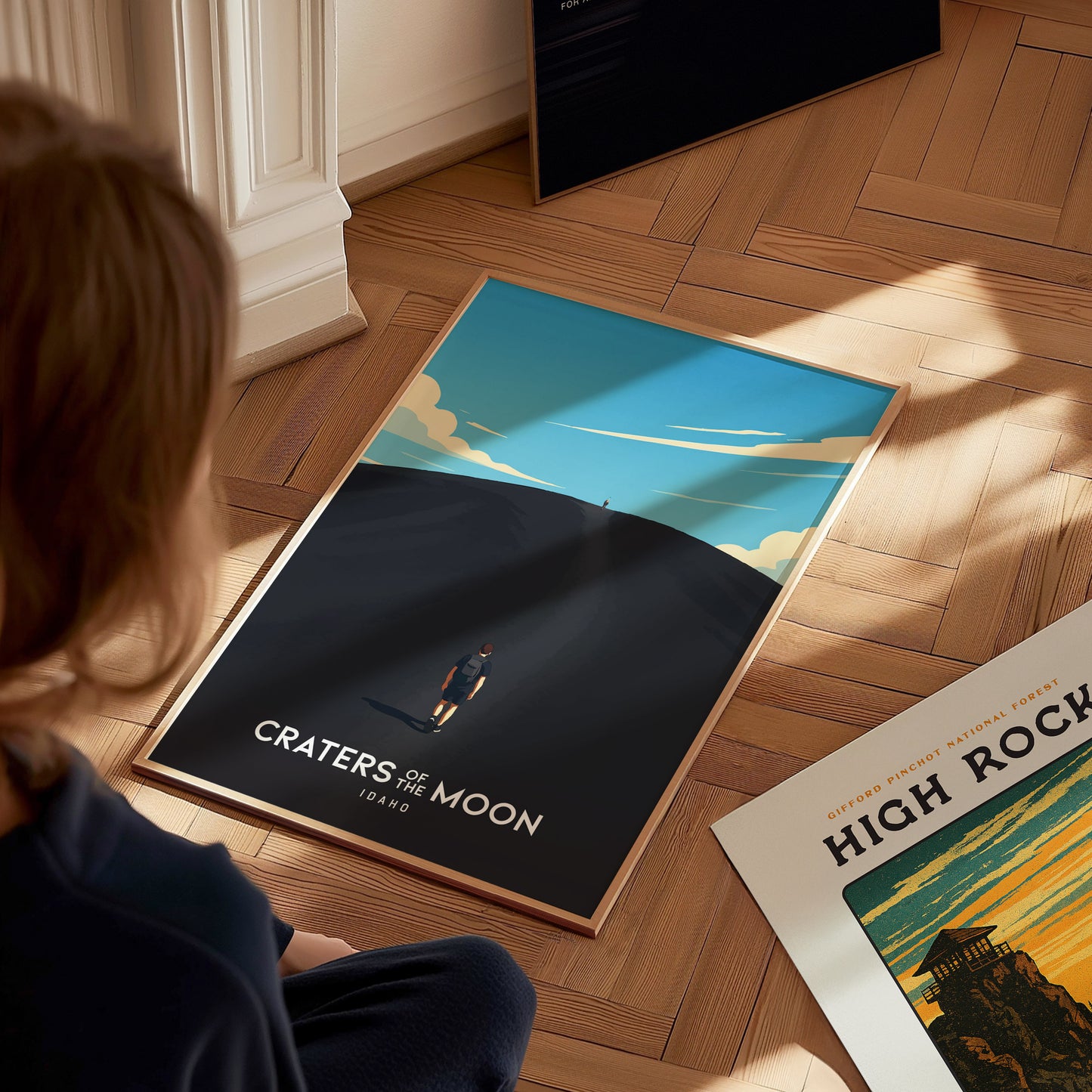 Craters of the Moon Poster | Idaho National Monument Wall Art