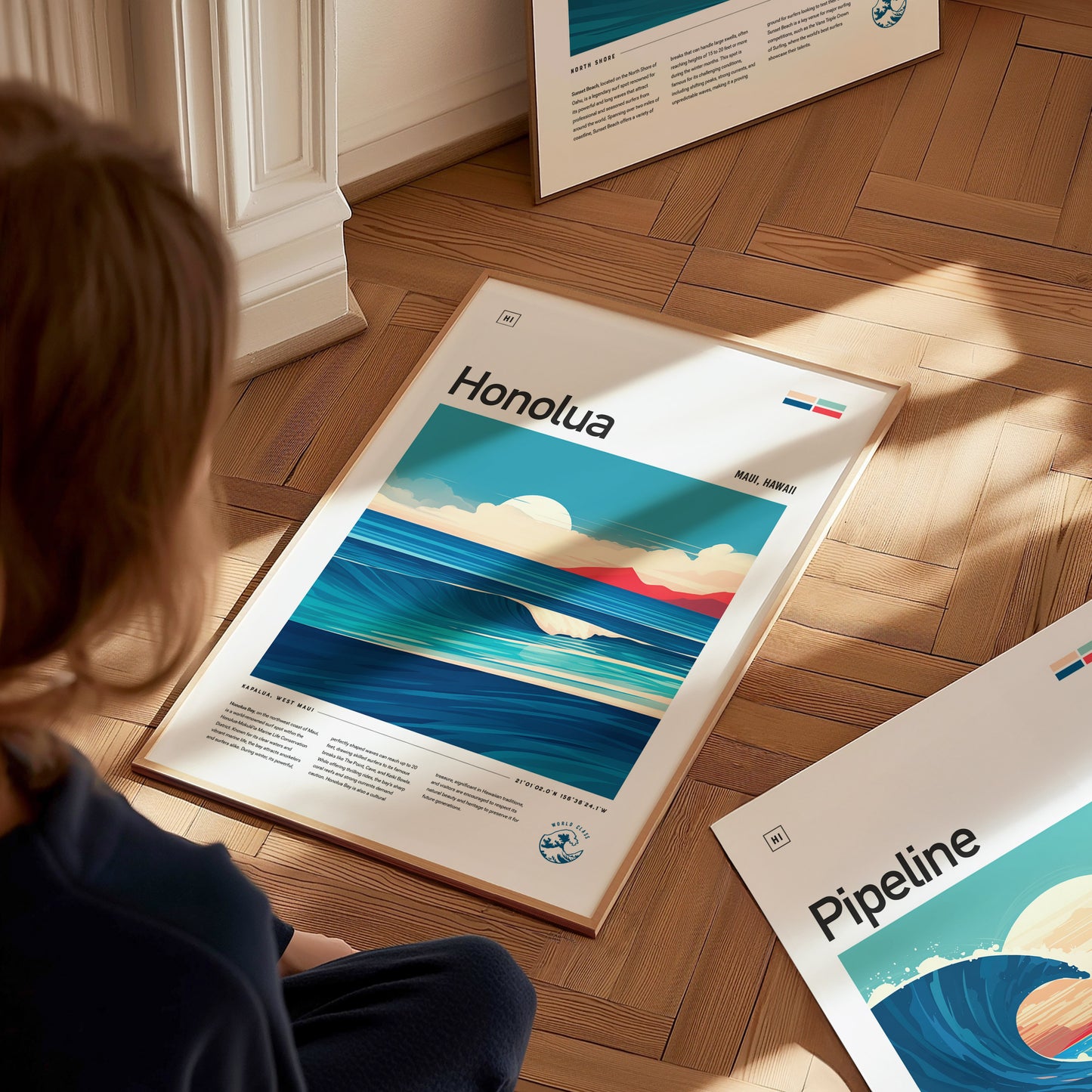 Honolua Bay Poster | Maui Surf Spot Wall Art Print