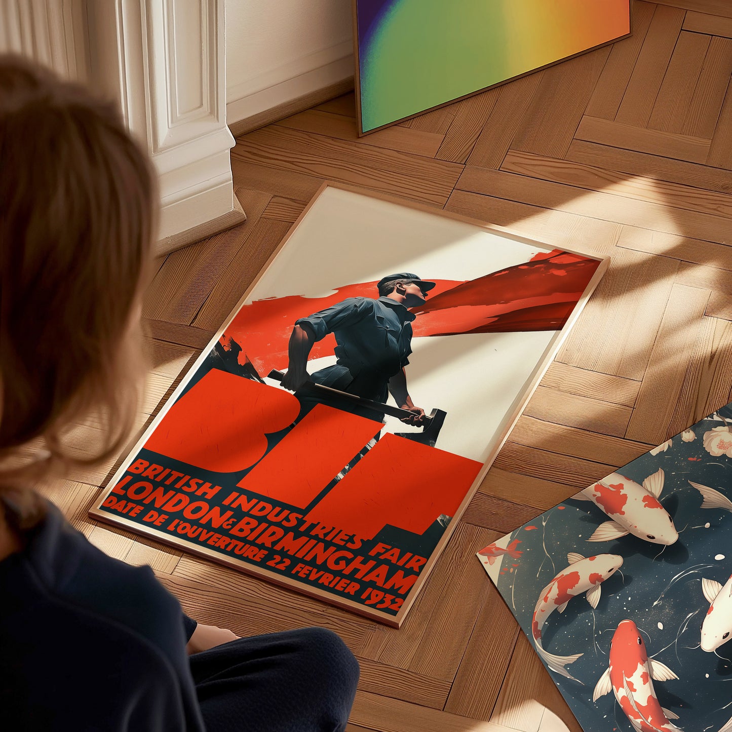 British Industries Fair Poster | Vintage 1932 BIF Industrial Art Deco Wall Art