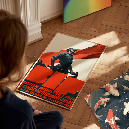 British Industries Fair Poster | Vintage 1932 BIF Industrial Art Deco Wall Art