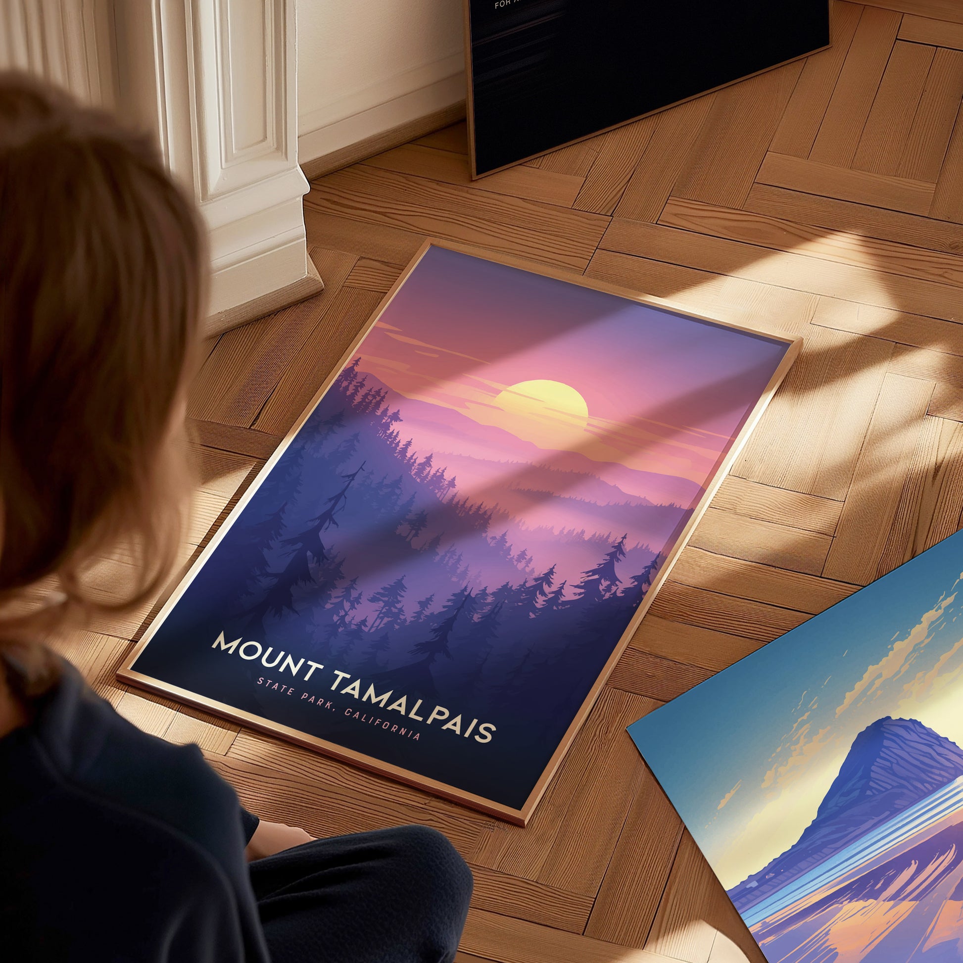 Mount Tamalpais State Park Poster | California Sunset Wall Art