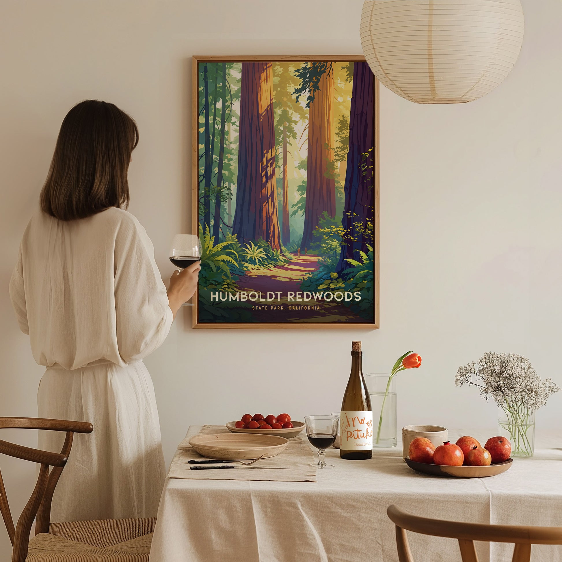 Humboldt Redwoods State Park Poster | Avenue of the Giants Wall Art