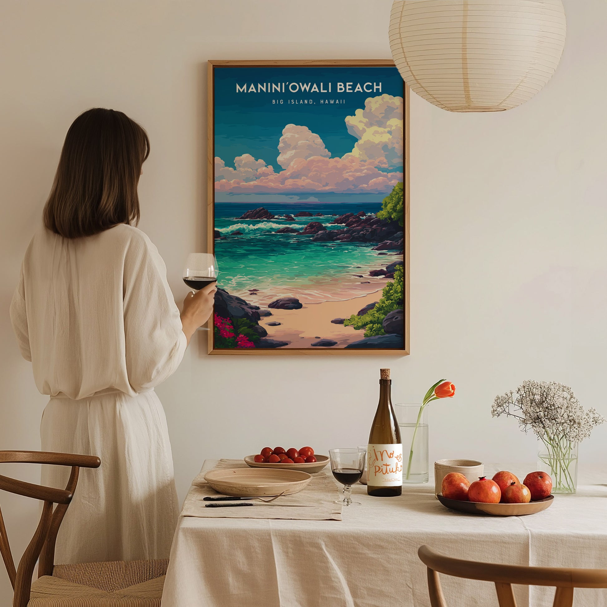 Maniniowali Beach Poster | Kua Bay Big Island Hawaii Wall Art