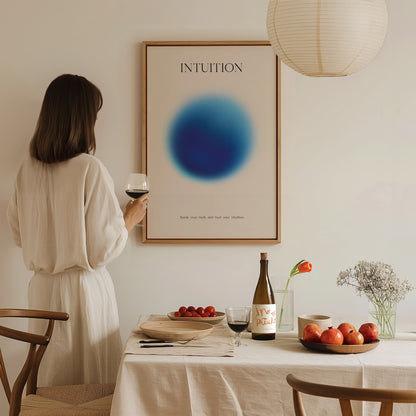 Intuition Aura Poster | Abstract Minimalist Wall Art