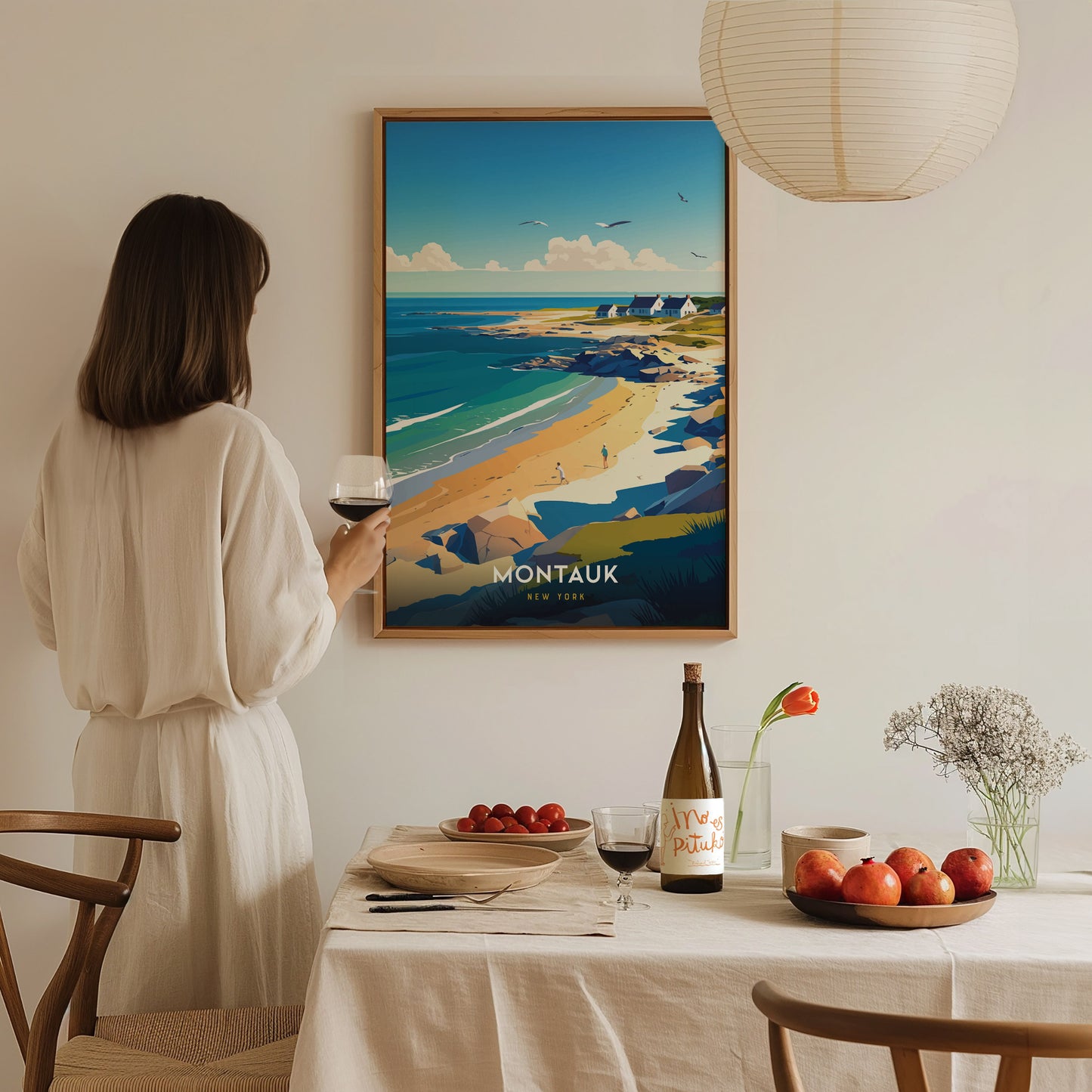 Montauk New York Poster | Long Island Coastal Wall Art