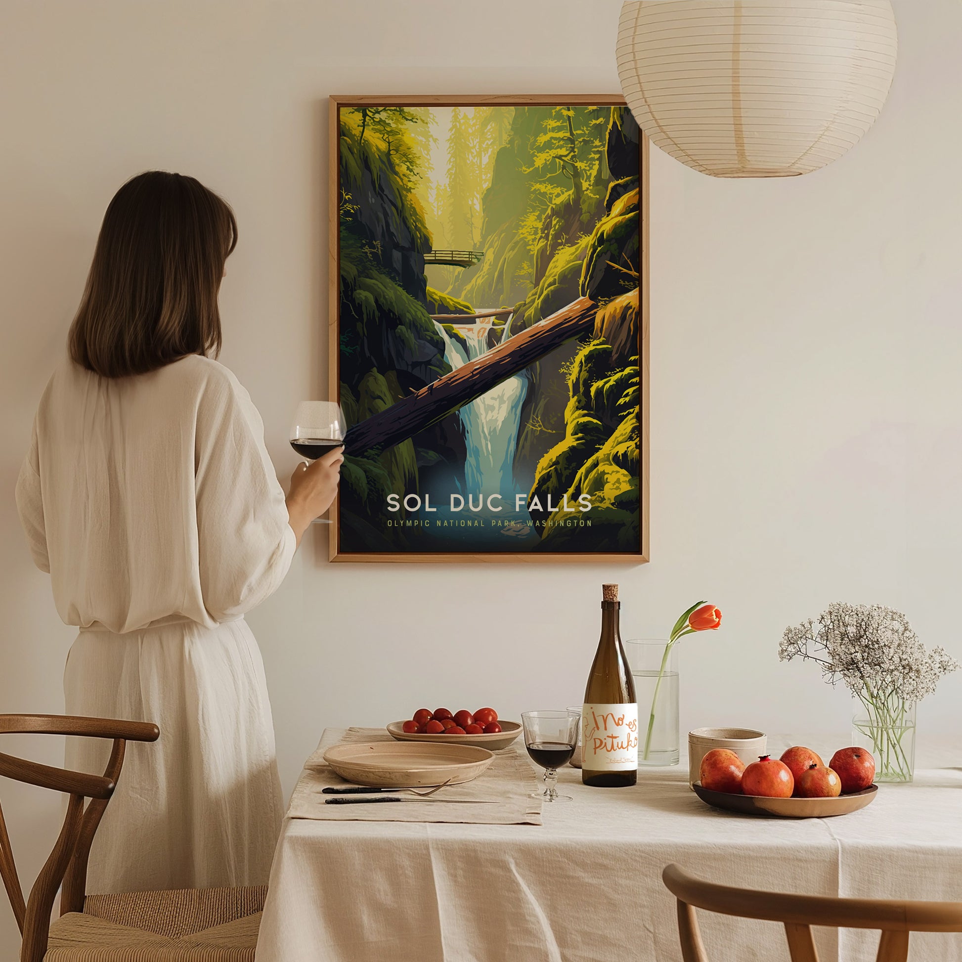 Sol Duc Falls Poster | Olympic National Park Wall Art