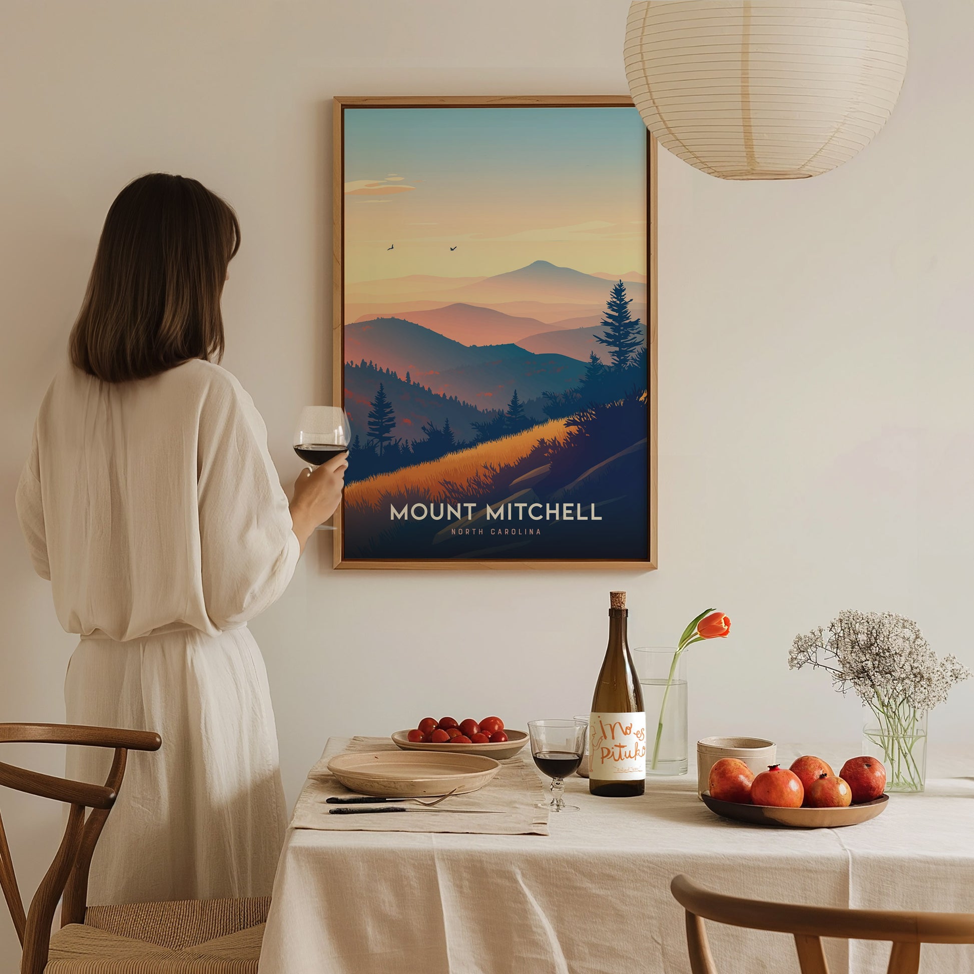 Mount Mitchell Poster | North Carolina Blue Ridge Wall Art