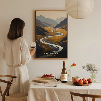 Gates of the Arctic Poster | Alaska National Park Wall Art | Framed or Unframed