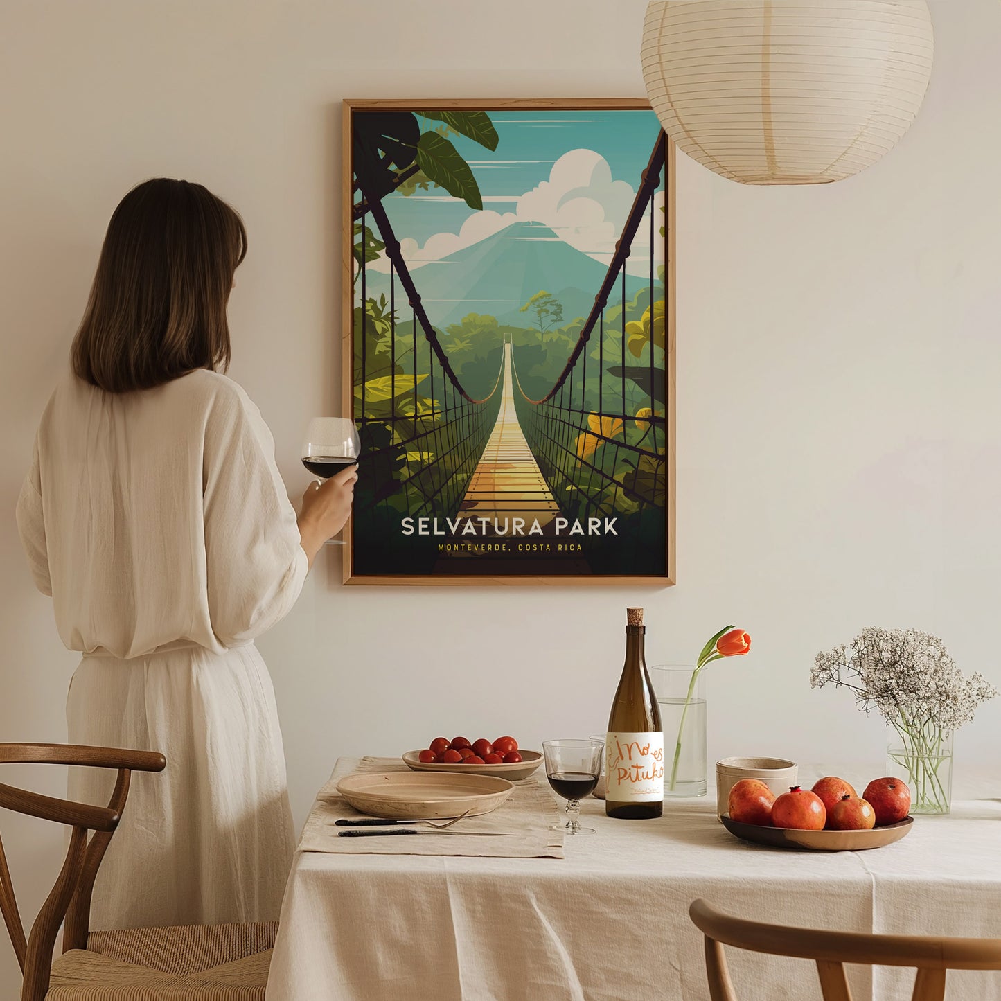 Selvatura Park Poster | Monteverde Costa Rica Cloud Forest Bridge Gift