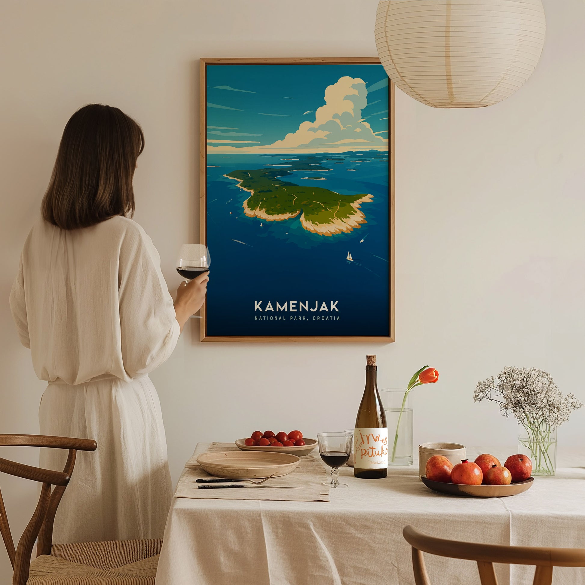 Kamenjak National Park Poster | Istria Croatia Coastal Wall Art