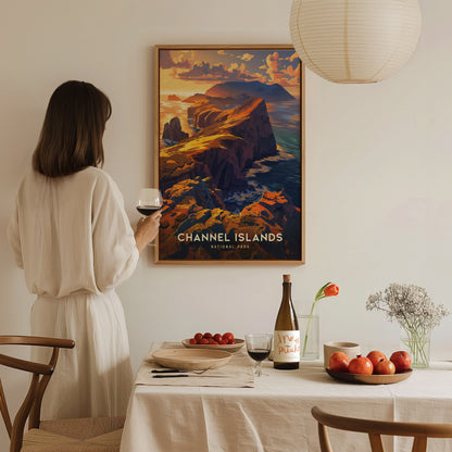 Channel Islands National Park Poster | California Coastal Wall Art | Framed or Unframed