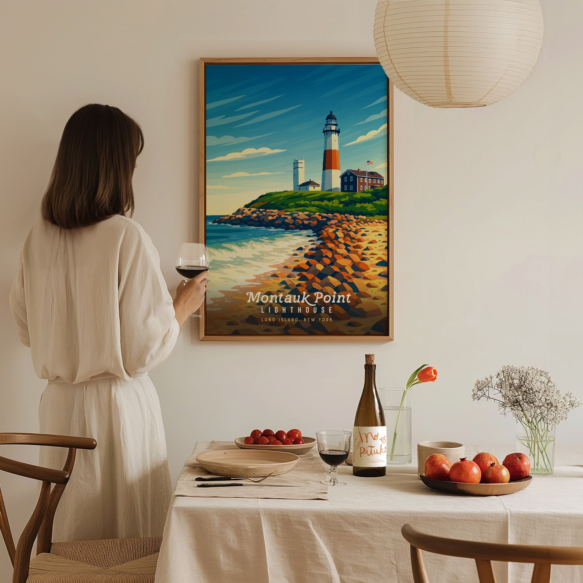 Montauk Point Lighthouse Poster | Long Island New York Wall Art
