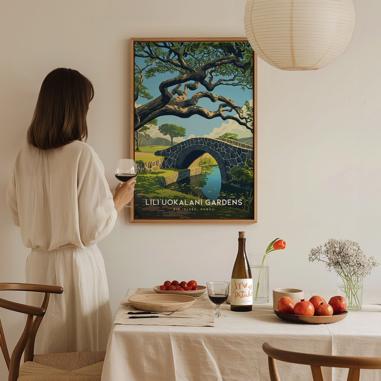 Liliuokalani Gardens Poster | Hilo Big Island Hawaii Wall Art