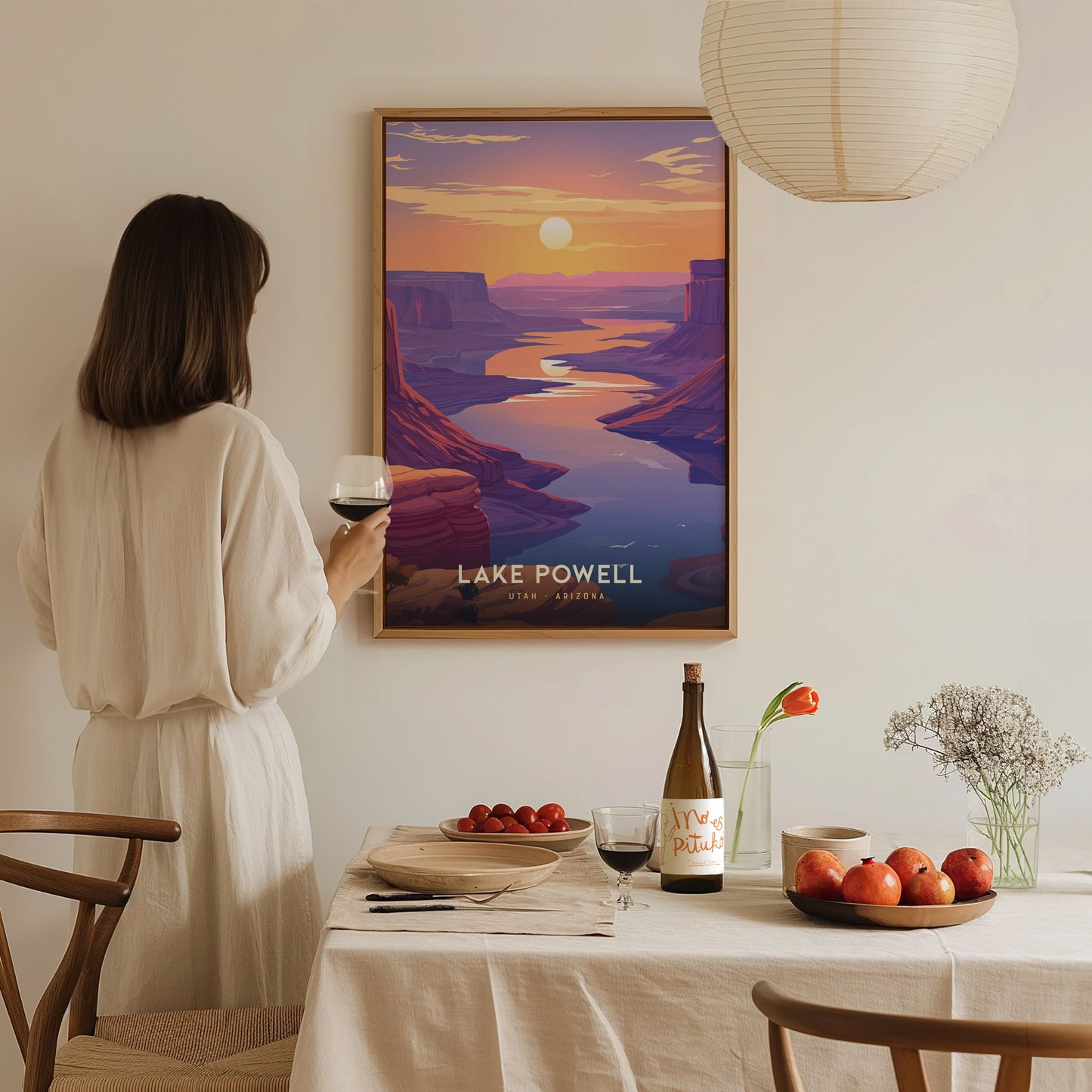 Lake Powell Poster | Utah Arizona Canyon Lake Wall Art