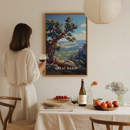 Great Basin National Park Poster | Nevada Hiker Wall Art