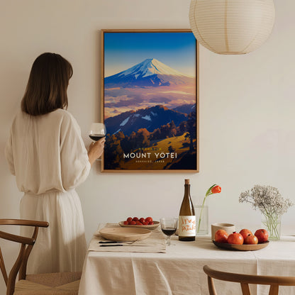 Mount Yotei Poster | Hokkaido Japan Mountain Wall Art