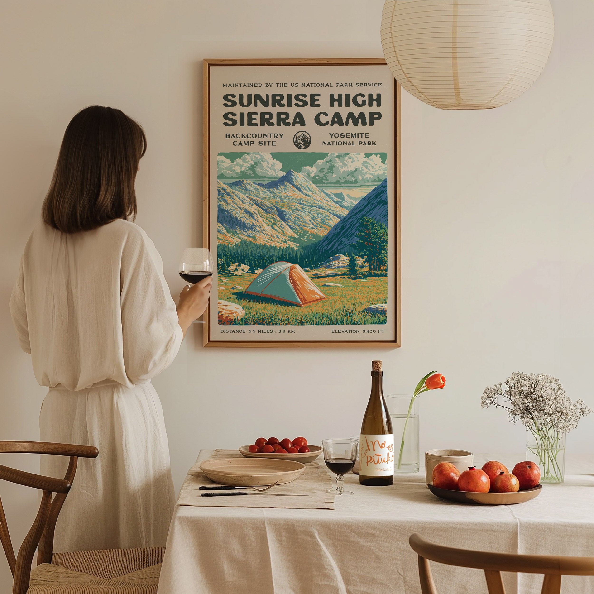 Sunrise High Sierra Camp, Yosemite National Park Poster
