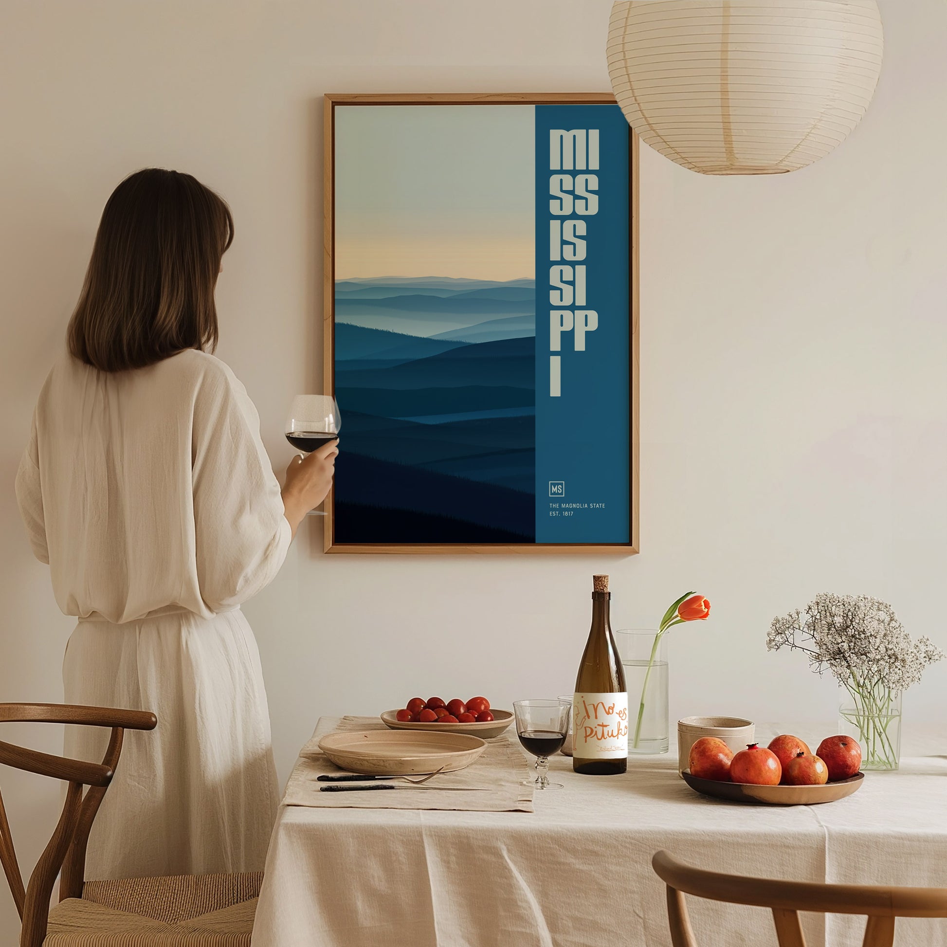 Mississippi Poster | Magnolia State Wall Art