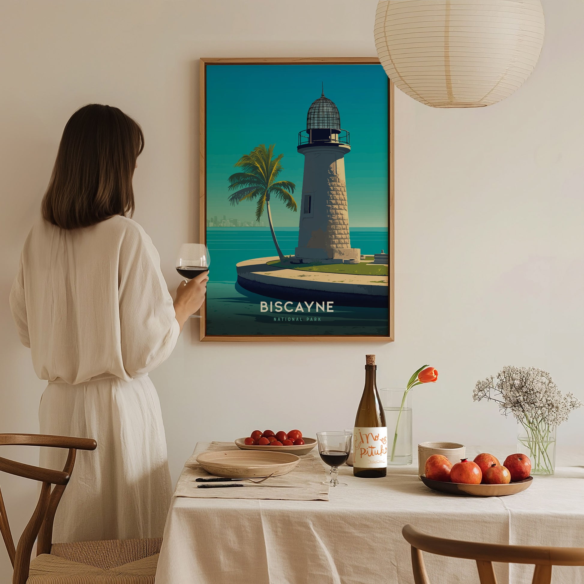 Biscayne National Park | Iconic Florida Lighthouse Wall Art | Framed or Unframed