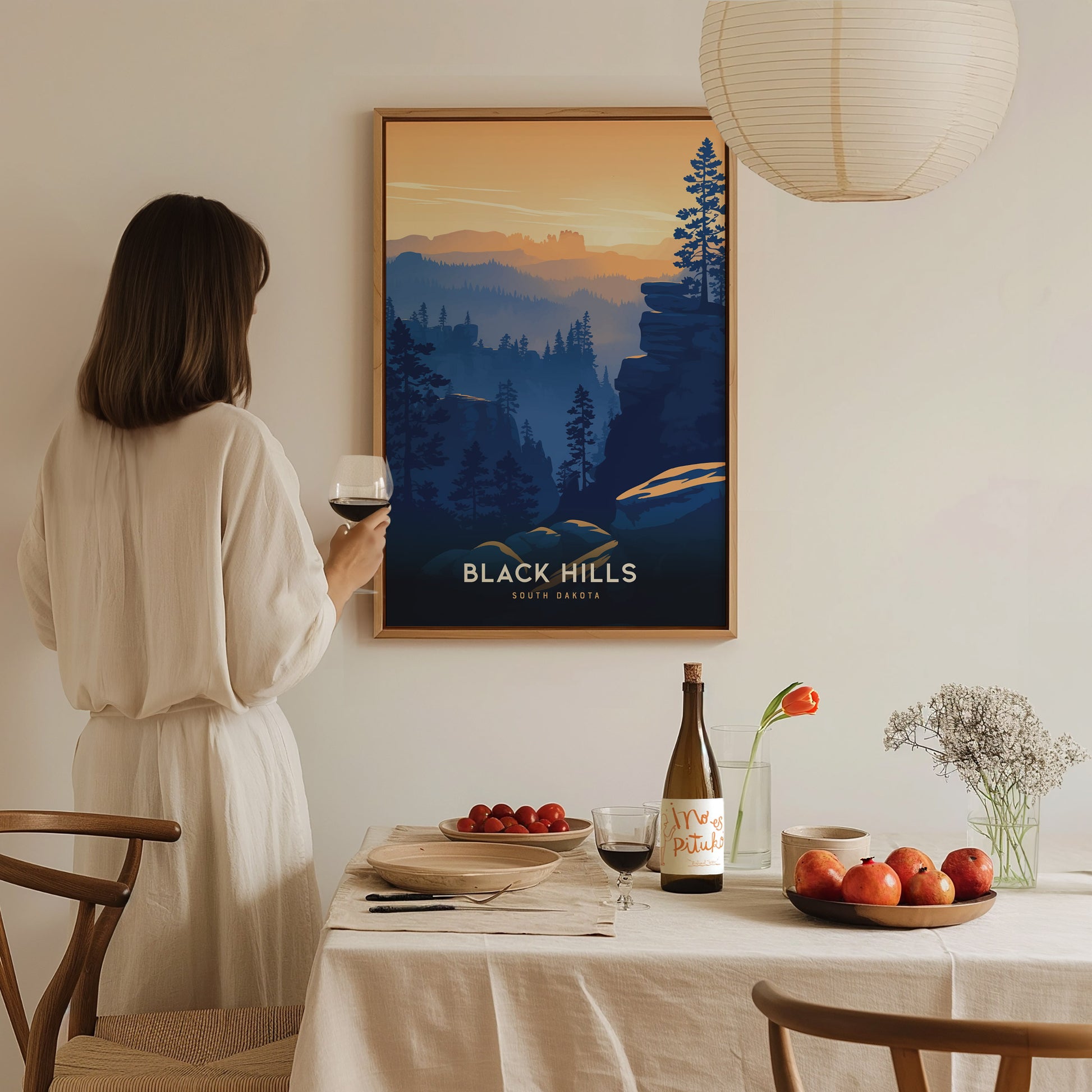 Black Hills Travel Print | South Dakota Nature Wall Art | Framed or Unframed