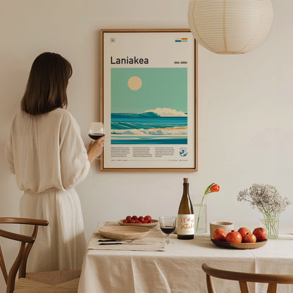 Laniakea North Shore Poster | Oahu Hawaii Surf Spot Wall Art