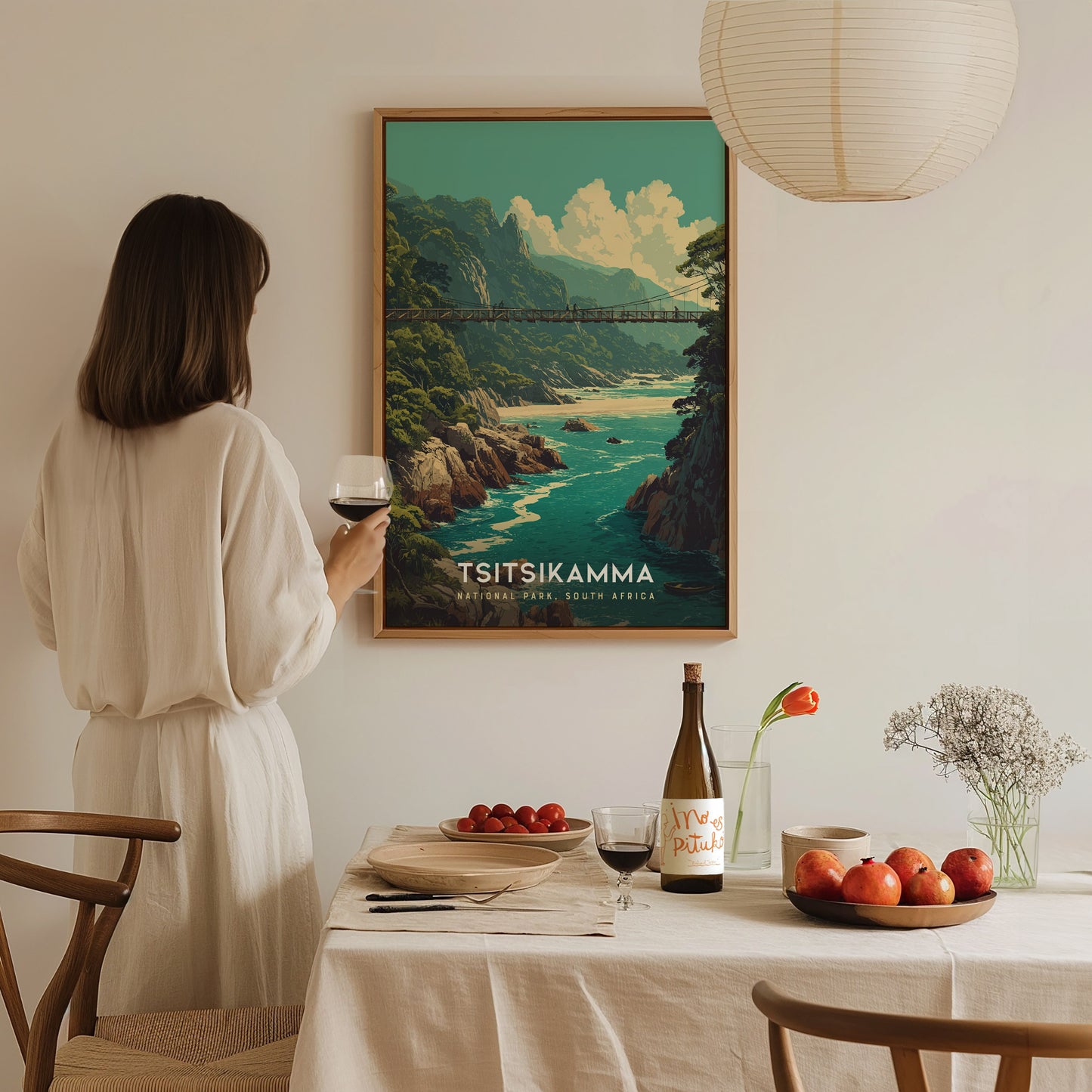 Tsitsikamma National Park Poster | South Africa Coastal Wall Art