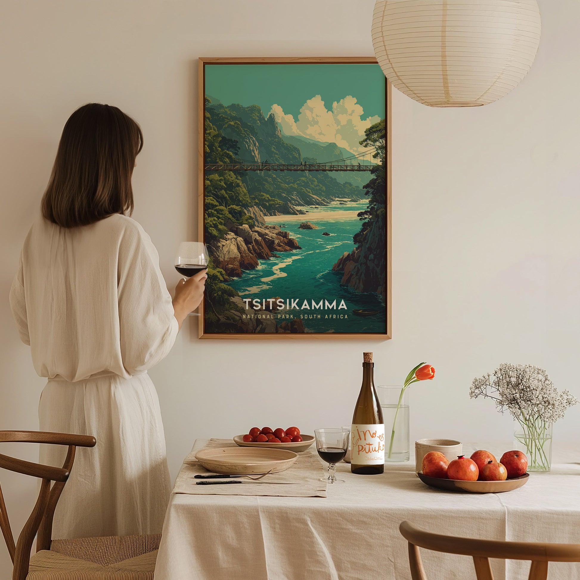 Tsitsikamma National Park Poster | South Africa Coastal Wall Art