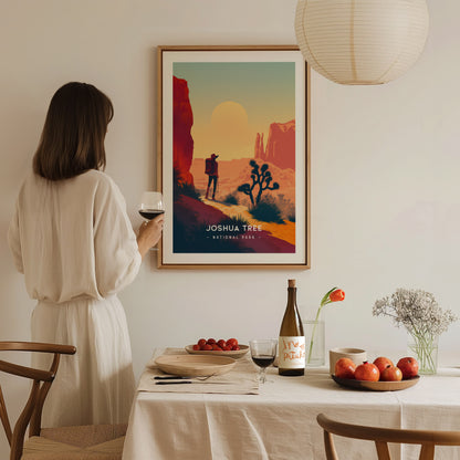 Joshua Tree National Park Poster | Minimalist Decor Series Wall Art