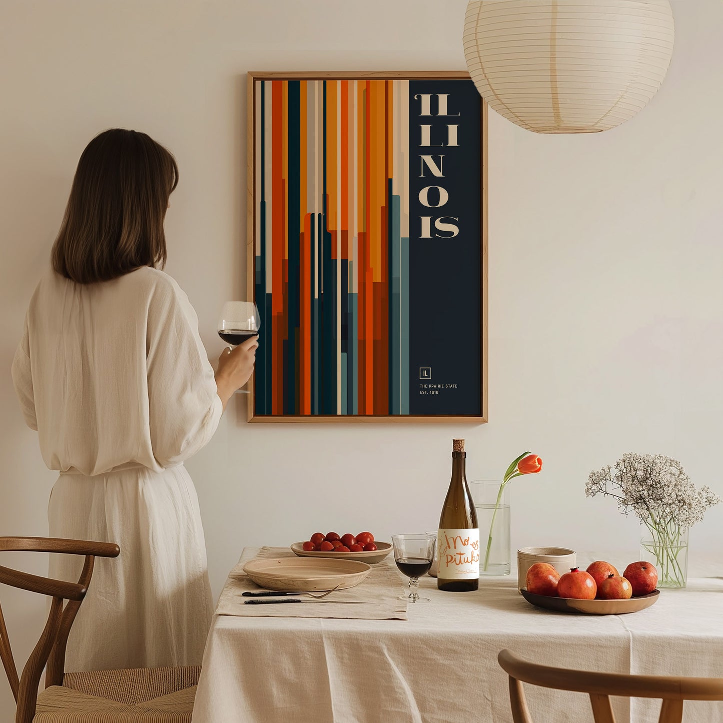 Illinois Poster | The Prairie State Wall Art