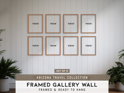 Arizona Travel Gallery Wall | Set of 8 | Travel Art Prints | Bedroom Wall Art