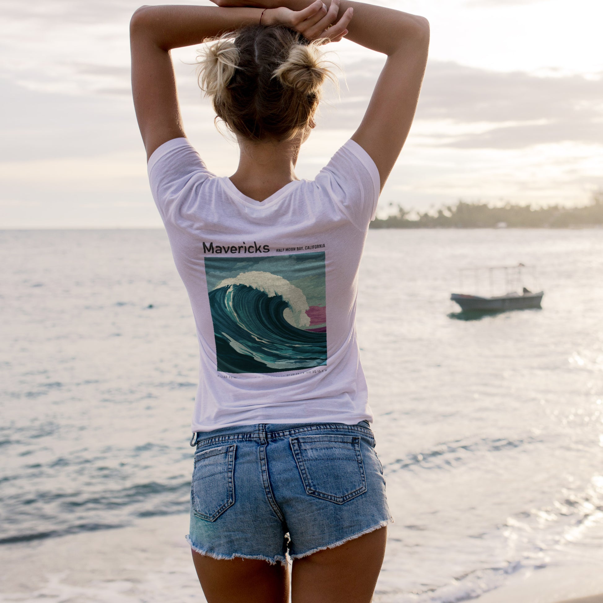 Surf Shirt Back 07B